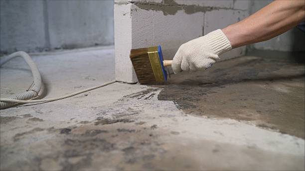 Crawl space vapor barrier installation in Conover, OH
